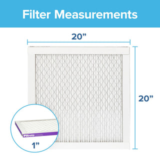 Filtrete High Performance Air Filter 1500 MPR 2002-4-HR, 20 in x 20 in x 1 in