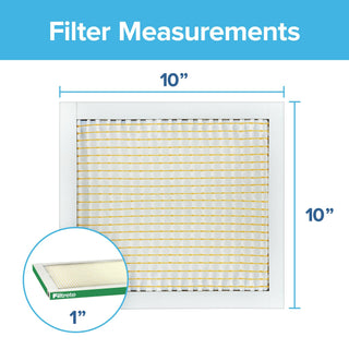 Filtrete Electrostatic Air Filter 700 MPR 750-4PK-1E, 10 in x 10 in x 1 in