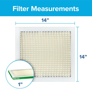 Filtrete Electrostatic Air Filter 700 MPR 711-4PK-1E, 14 in x 14 in x 1 in