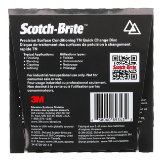 Scotch-Brite Precision Surface Conditioning TN Quick Change Disc, PN-DN, Coarse