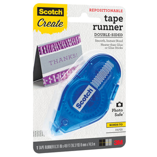 Scotch® Tape Runner Repositionable 055-RPS-CFT, .31 in x 49 ft