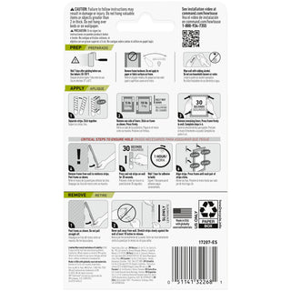 Command Narrow Picture Hanging Strips 17207-ES