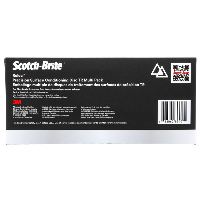 Scotch-Brite Roloc Precision Surface Conditioning Disc, PN-DR, TR, 3 in