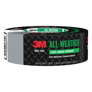 3M All Weather Duct Tape 2540, 1.88 in x 40 yd (48 mm x 36.5 m)