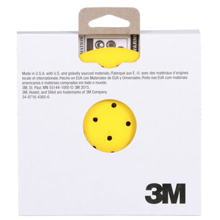 3M Xtract Back-up Pad, 89925, 5 in x 11/16 in x 5/16 in-24 External