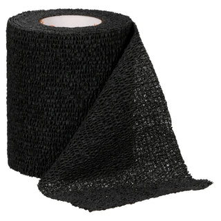 Nexcare No Hurt Wrap NHBK-3, 3 in x 2.2 yd (76.2 mm x 2 m) unstretched, Black