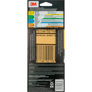 3M Sandpaper 03038, 3-2/3 in x 9 in, 40 Grit, 5/Pack