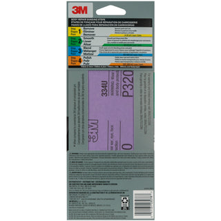 3M Sandpaper 03078, 3 2/3 in x 9 in, 320 Grit