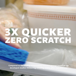 Scotch-Brite® Zero Scratch Scrub Sponge 526-6, 4.4 in x 2.6 in x 0.7 in