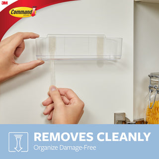 Command Clear Large Caddy with Clear Strips HOM15CLR-ES