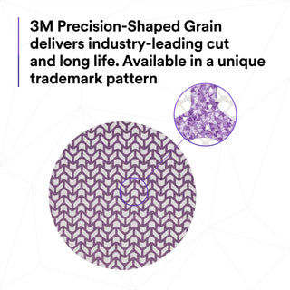 3M Xtract Cubitron II Net Disc 710W, 120+, 8 in x NH, Die 800L