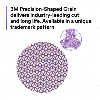 3M Xtract Cubitron II Net Disc 710W, 180+, 8 in x NH, Die 800L