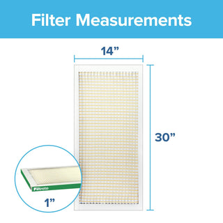 Filtrete Electrostatic Air Filter 700 MPR 724-4, 14 in x 30 in x 1 in