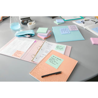 Post-it® Super Sticky Recycled Notes 675R-3SST, 4 in x 4 in (101 mm x 101 mm)