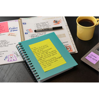 Post-it® Super Sticky Recycled Notes 4621R-4SST, 4 in x 6 in (101 mm x 152 mm)