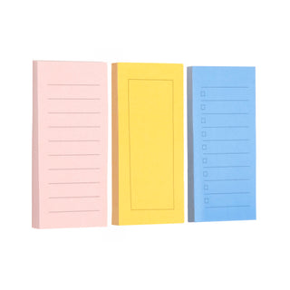 Post-it® Trio Notes NTDW-TRI-1, 1.4 in x 2.8 in (35 mm x 71 mm)