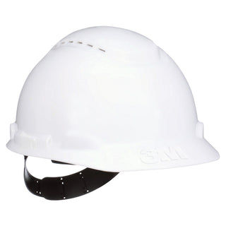 3M Vented Hard Hat CHHWH1-V-12-DC, with PinLock Adjustment, White