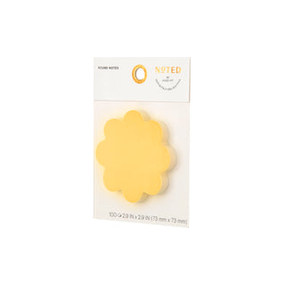 Post-it® Shaped Notes NTDW-DSY-2, 2.9 in x 2.9 in (73 mm x 73 mm)