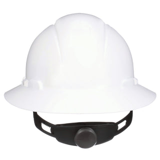 3M SecureFit Full Brim Hard Hat CHH-FB-R-W6-SL, with Ratchet Adjustment, White