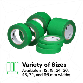 3M UV Resistant Green Masking Tape, 24 mm x 55 m