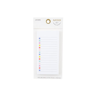 Post-it® List Notes NTD8-36-1, 2.9 in x 5.7 in (73 mm x 144 mm)