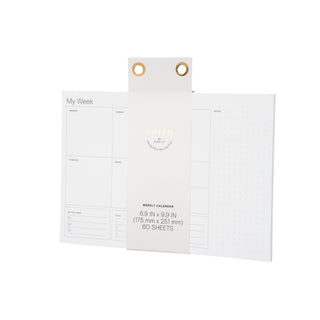 Post-it® Weekly Calendar NTD8-WCAL-1, 10 in x 7 in (25.4 cm x 17.7 cm)