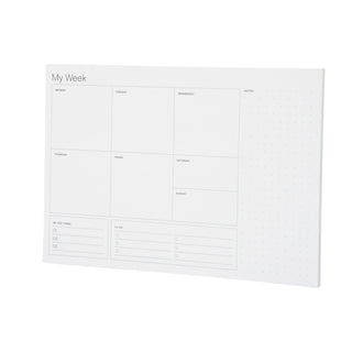 Post-it® Weekly Calendar NTD8-WCAL-1, 10 in x 7 in (25.4 cm x 17.7 cm)