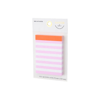 Post-it® Mini List Notes NTD8-34-3, 4 in x 2.9 in (101 mm x 73 mm)