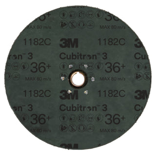 3M Cubitron 3 Fibre Disc 1182C, 36+, TN Quick Change, 7 in, Die 700BB