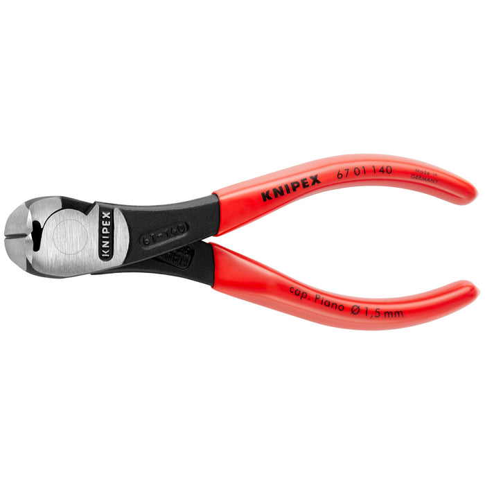 Knipex 67 01 140 5 1/2" High Leverage End Cutting Nippers