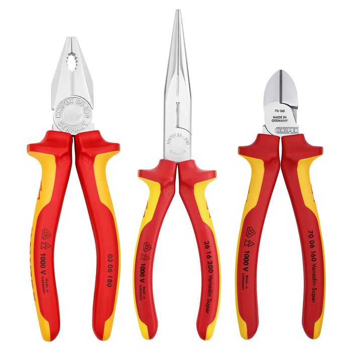 Knipex 00 20 12 3 Pc 1000V Insulated Tool Set