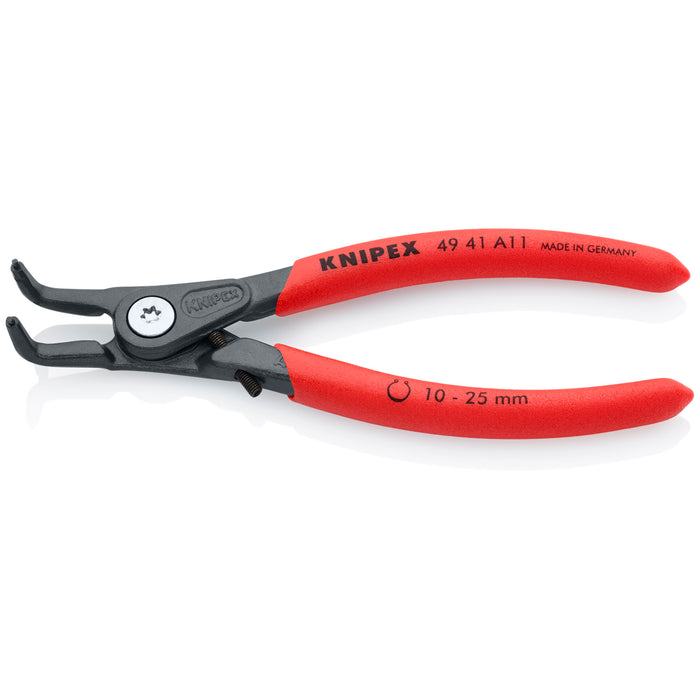 Knipex 49 41 A11 5 1/4" External 90° Angled Precision Snap Ring Pliers-Limiter