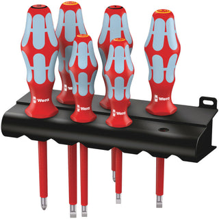 Wera 3165 i/6 Screwdriver set, stainless and rack, 6 pieces