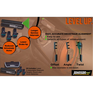 Johnson 40-6211 Magnetic Sheave Alignment Laser with GreenBrite Technology