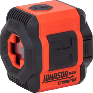 Johnson 40-6601 Self-Leveling Cross-Line Laser Kit with GreenBrite Technology