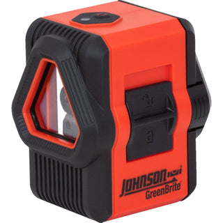 Johnson 40-6647 Self-Leveling Cross and Line Laser Kit with GreenBrite Technology