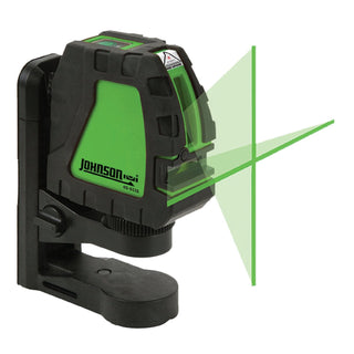 Johnson 40-6656 Self-Leveling Cross-Line Laser with GreenBrite Technology