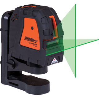 Johnson 40-6657 Self-Leveling Cross-Line Laser with GreenBrite Technology