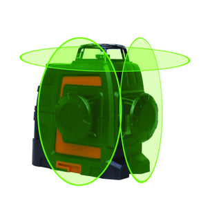 Johnson 40-6674 Self-Leveling 3x360° Laser with GreenBrite Technology