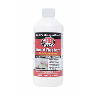 J-B Weld 40001 Wood Restore Liquid Hardener, 16 oz.