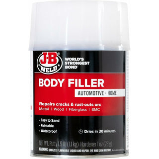 J-B Weld 40262 Body Filler, 1 Quart