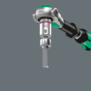 Wera 8740 B HF Zyklop bit socket with holding function, 3/8" drive, 7 x 100 mm