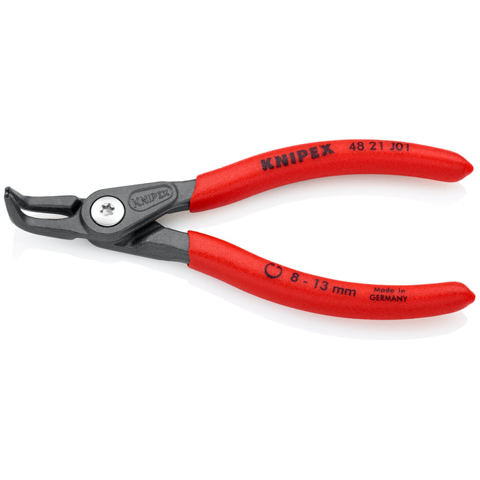 Knipex 48 21 J01 5 1/8" Internal 90° Angled Precision Snap Ring Pliers