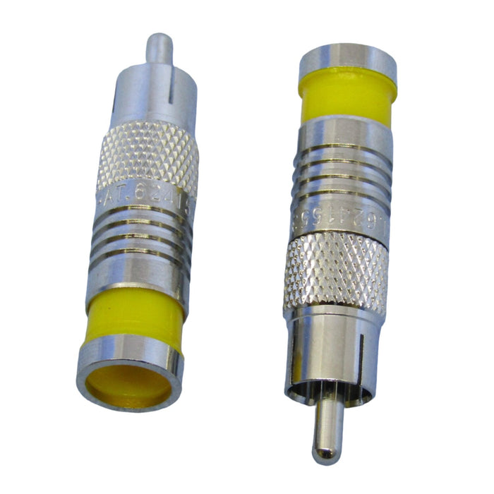 Philmore 45-1306 YL Compression RCA Male Connector
