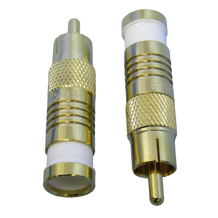 Philmore 45-1359G WH Compression RCA Male Connector