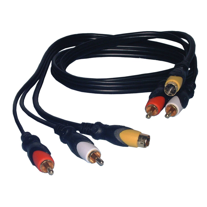 Philmore 45-2406 Super-Flex Stereo & S-VHS Dubbing Cable