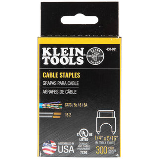 Klein Tools 450-001 Staples, 1/4-Inch x 5/16-Inch Insulated