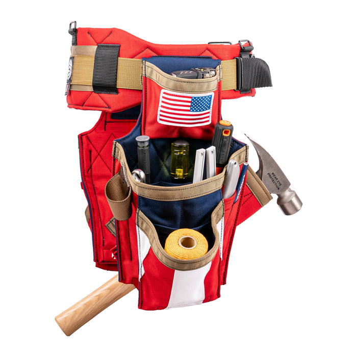 Badger 461176 Carpenter Standard Tool Belt - American Flag