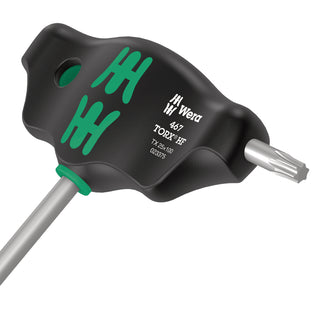 Wera 467 TORX® HF T-handle screwdriver with holding function, TX 9 x 100 mm