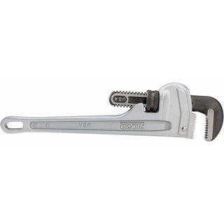 Ridgid 47057 Aluminum Straight Pipe Wrench, 12"